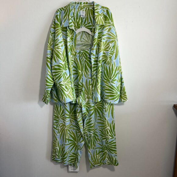 Sigrid Olsen 100% Linen Top.  Size 3X - Picture 6 of 6